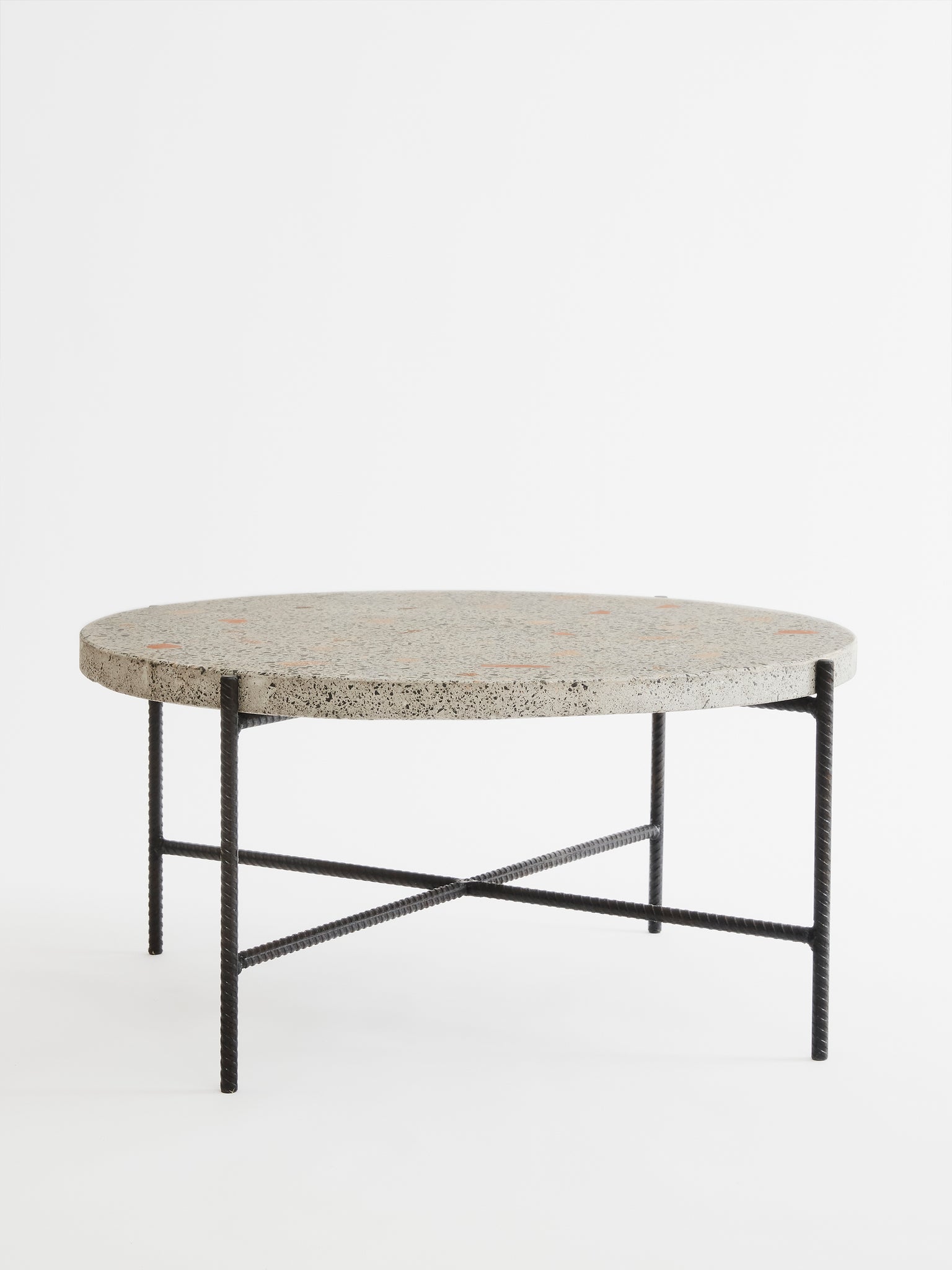 Waste Terrazzo Table, Brick